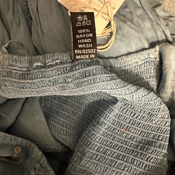 X/L. NWT. Sacred Threads Light Blue Embroidered Dress. CL/GR09 - Picture 6 of 7